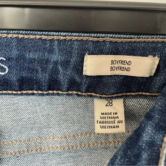 Calvin Klein Women's Dark Blue Cropped Jeans - Picture 5 of 8